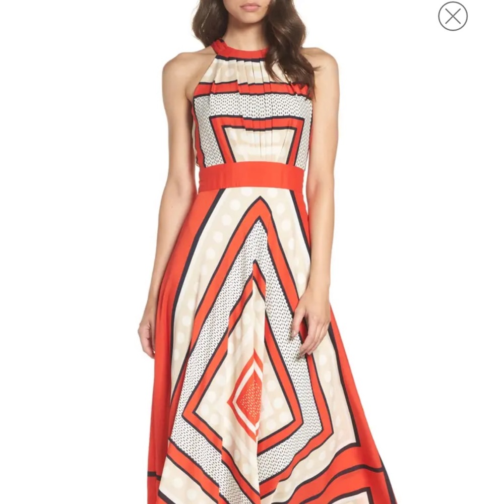 NEW Eliza J. Maxi scarf dress
